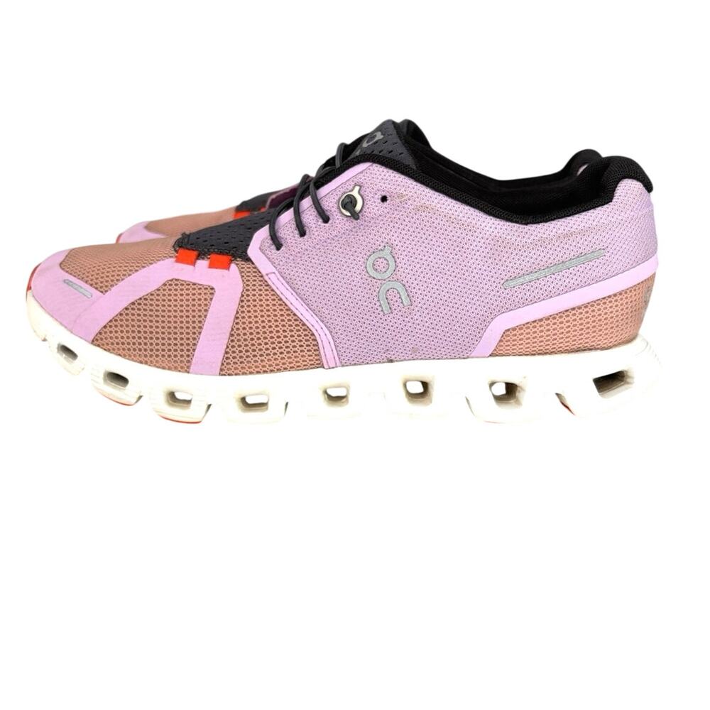 On Cloud 5 Push running shoes sz 8 women’s in Fiji /Rose athletic comfort train